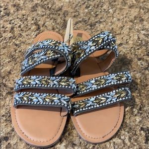 River Island embellished slide sandals size 8uk